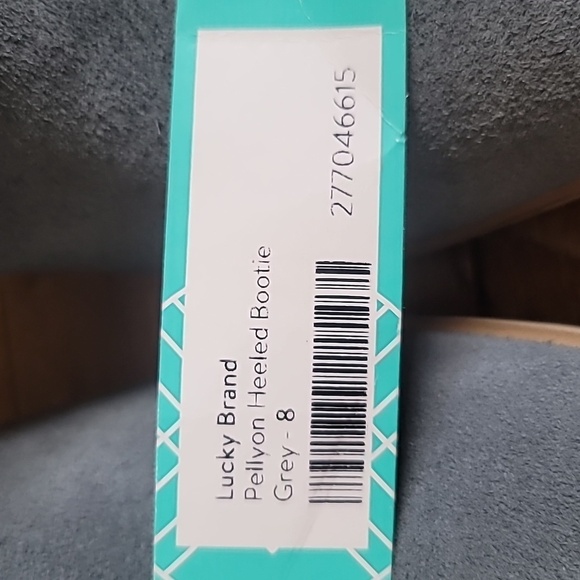 Lucky Brand, Pellyon Western Bootie, Slate Grey‎ (bluish tone), Size 8 - NWT - Picture 14 of 14